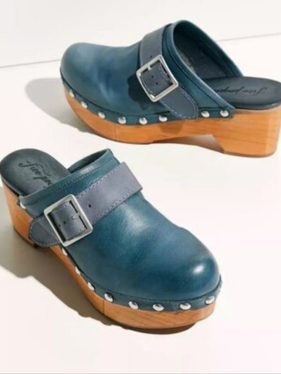 Free People Shoes - Free People Culver City Clogs in Denim